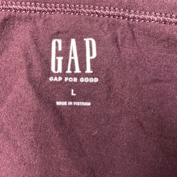 Gap deep maroon and pink long sleeve tee NWT size large NWT - Picture 5 of 7